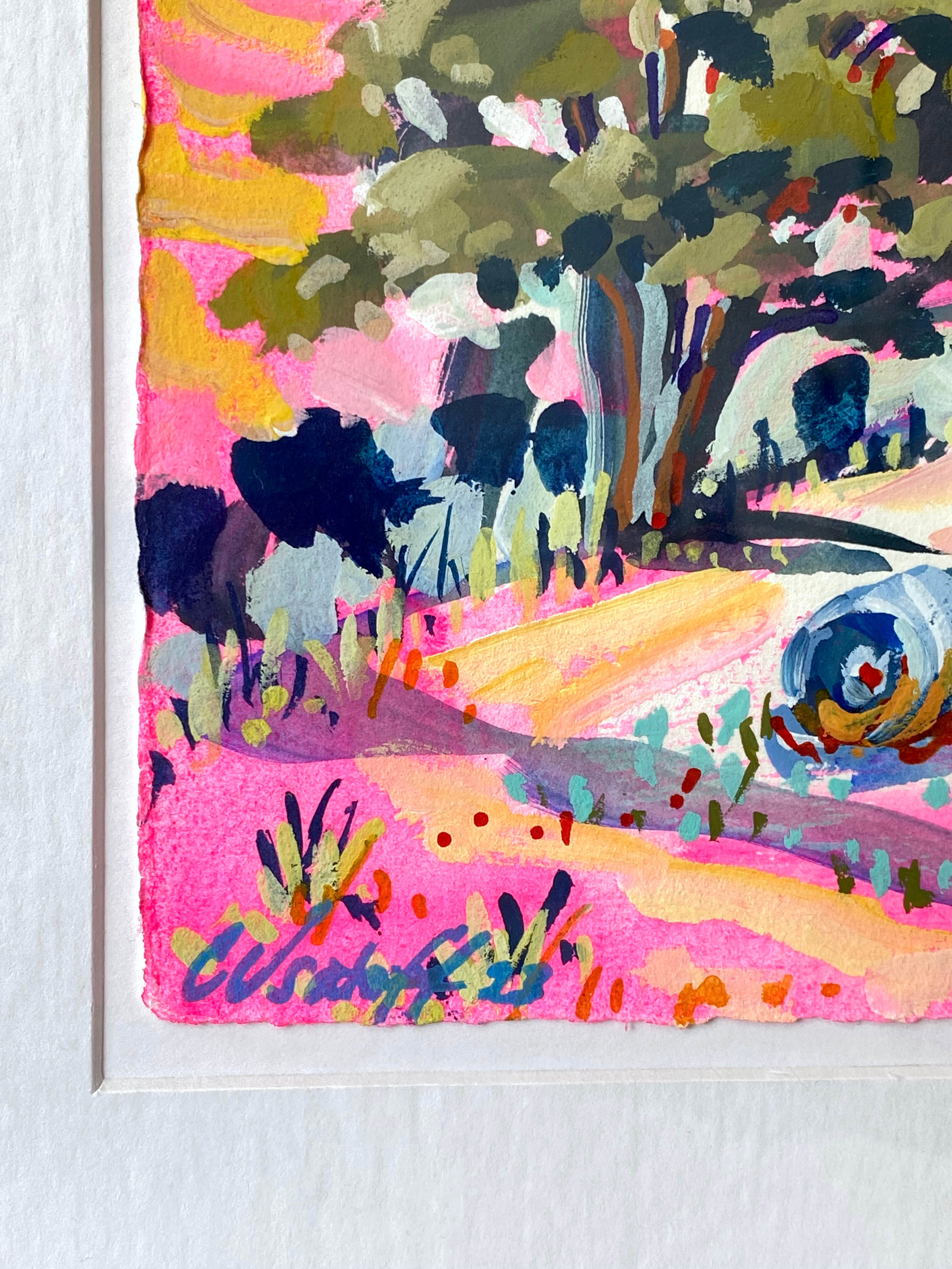 Vibrant Vineyards and Hay Bales SQ1 3