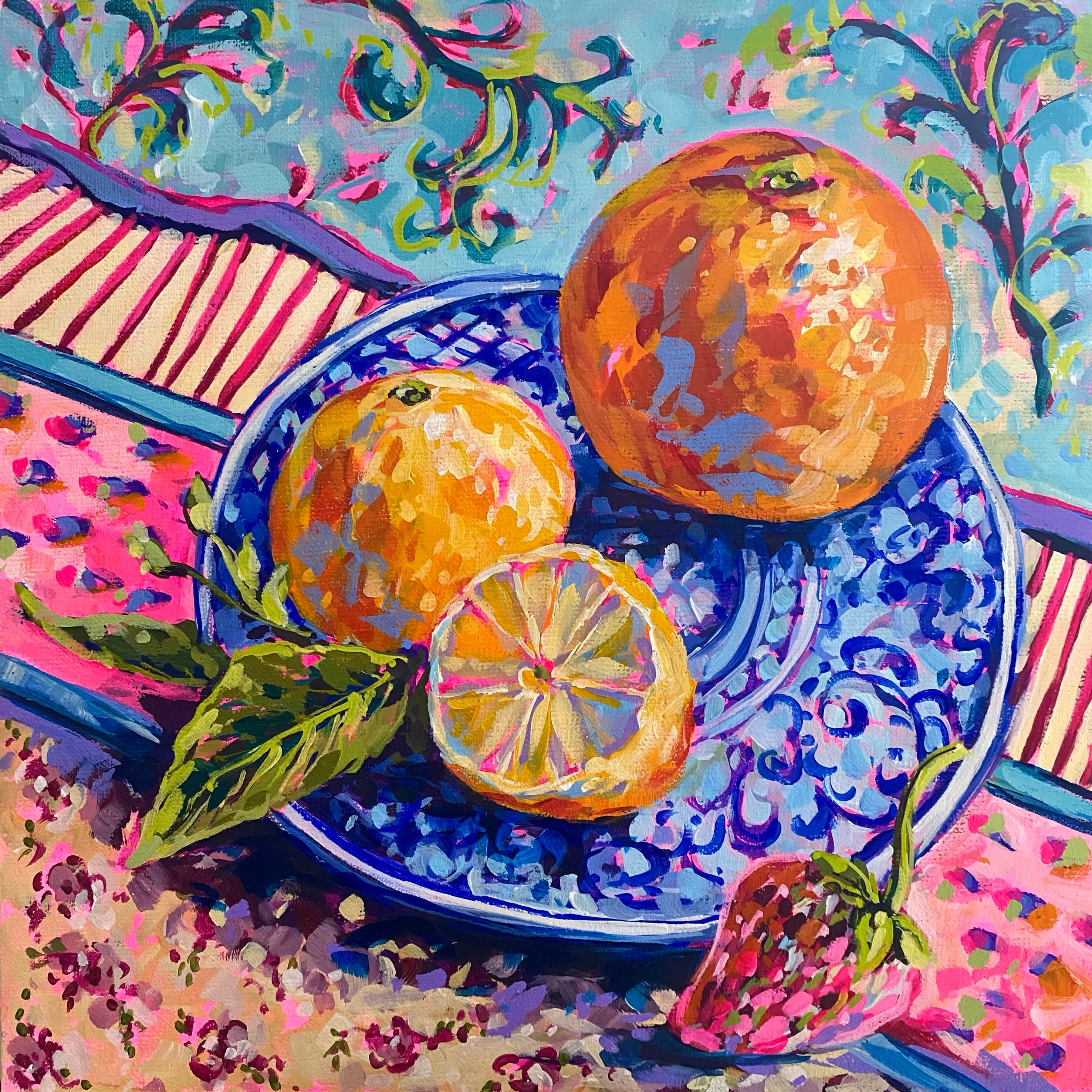 Citrus and Blue