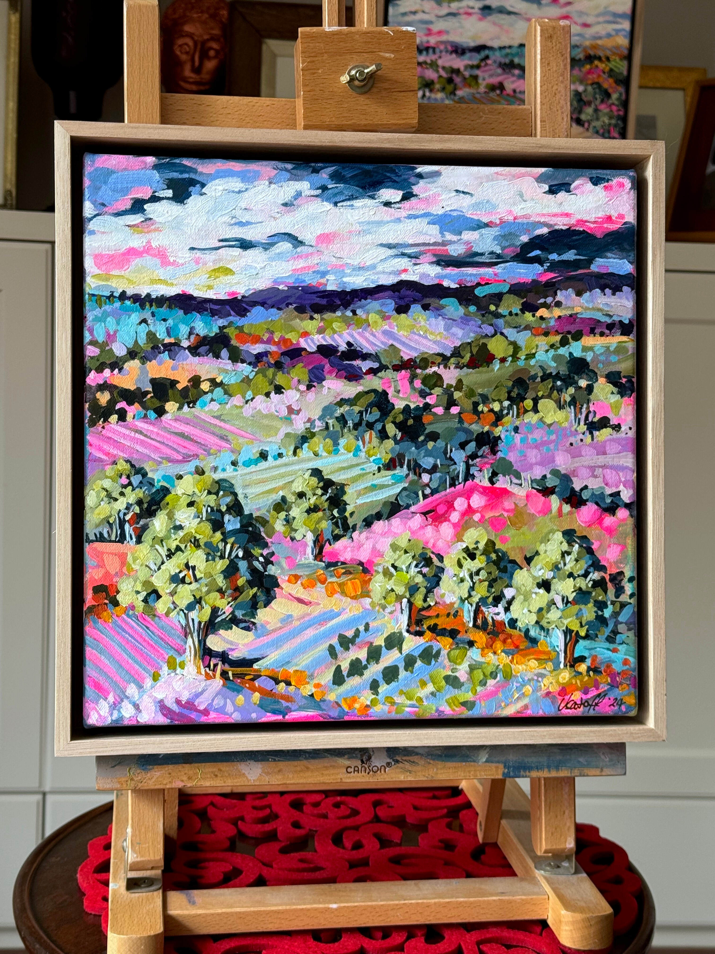 Summer Pastel Hillsides 2