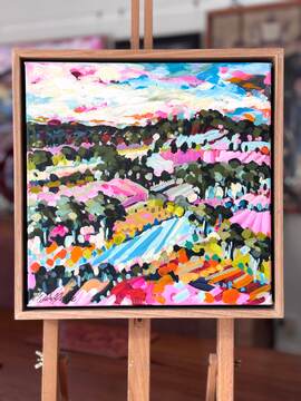 Blushing Impressions easel