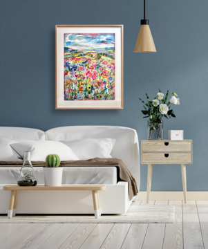 Vibrant Blooms on Lounge blue.webp (Edit)