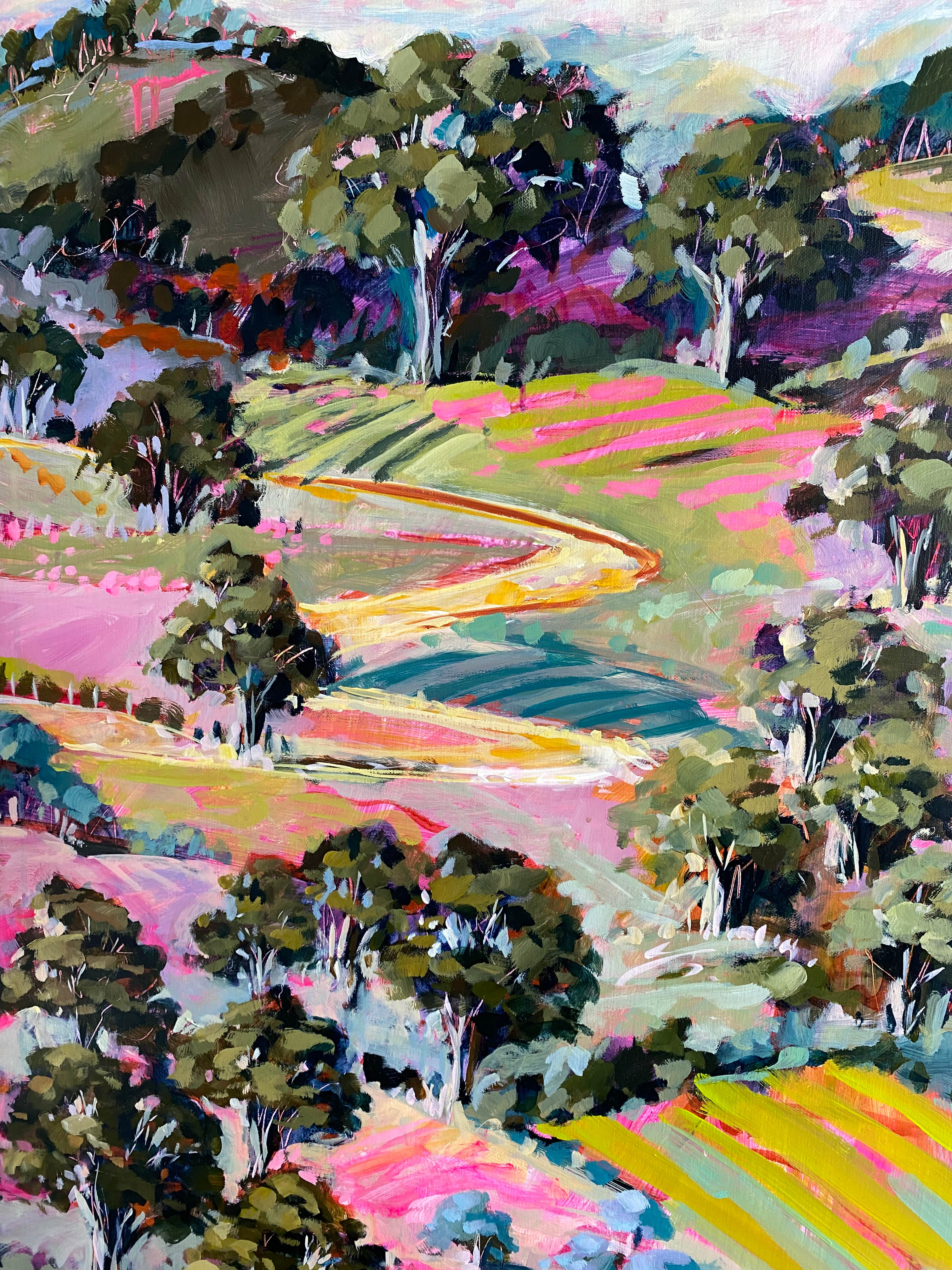 Hillside Track Through the Gums