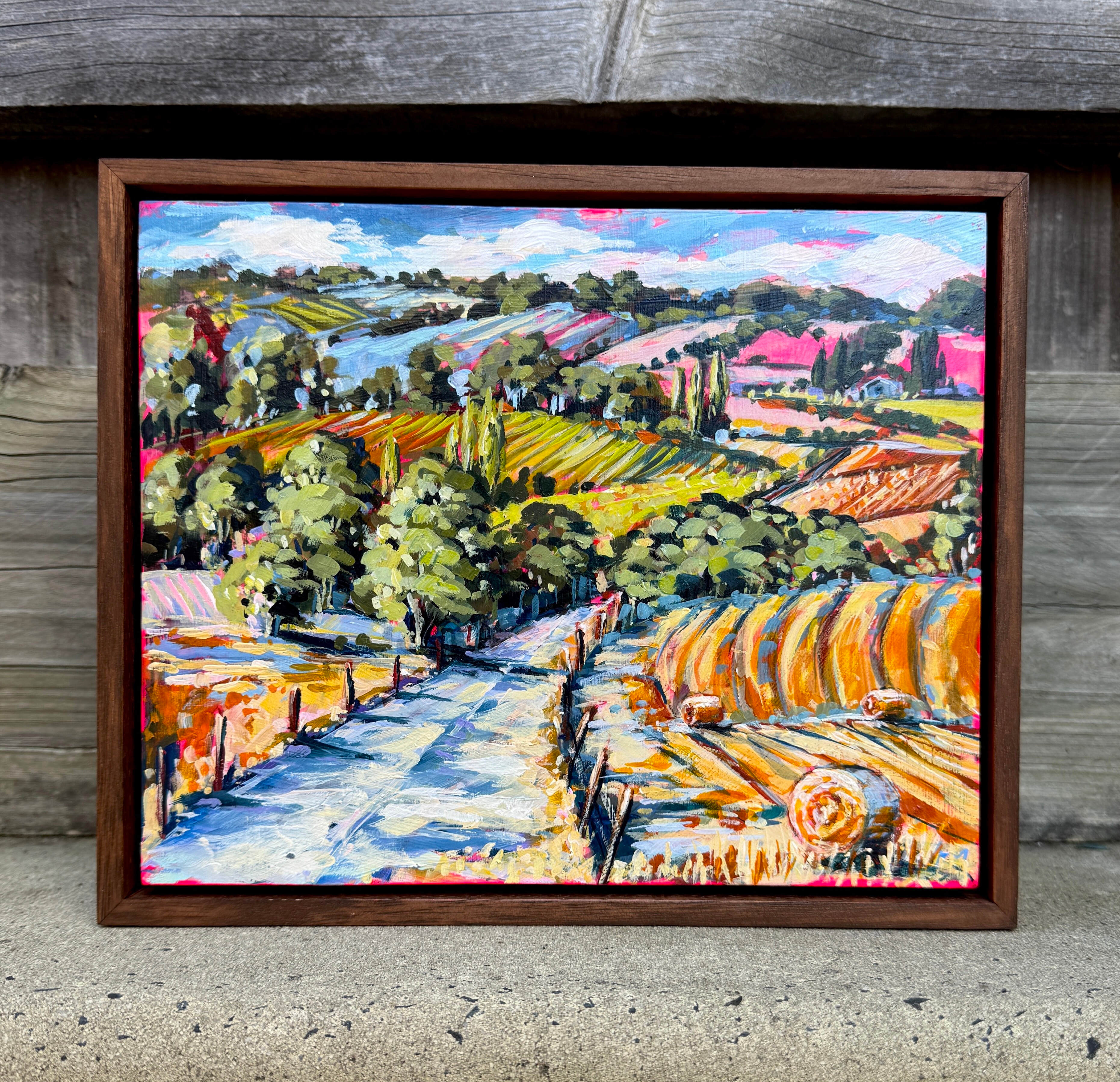 Hay Bale Harvest road 2