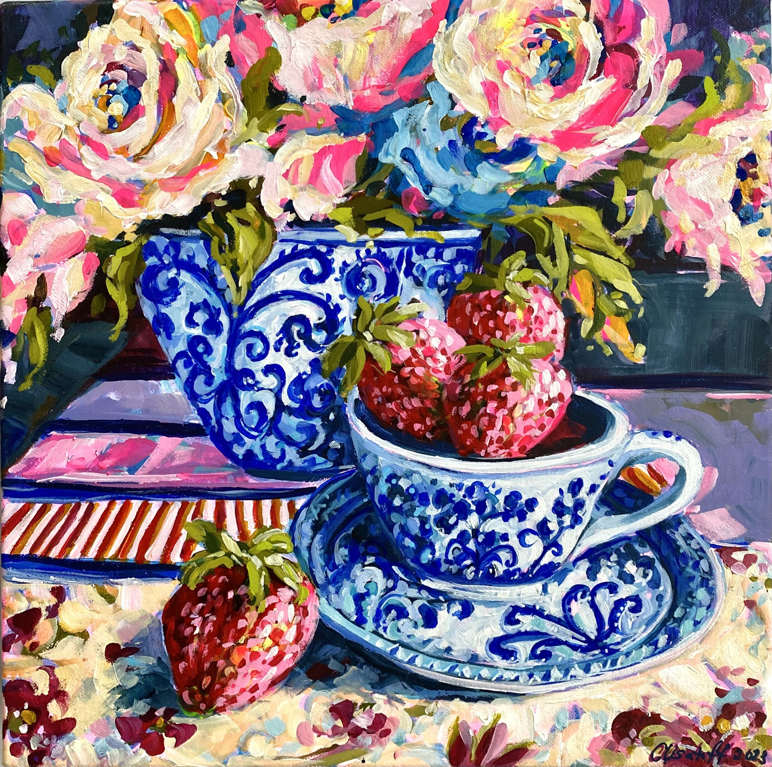 Strawberry Teacup 6