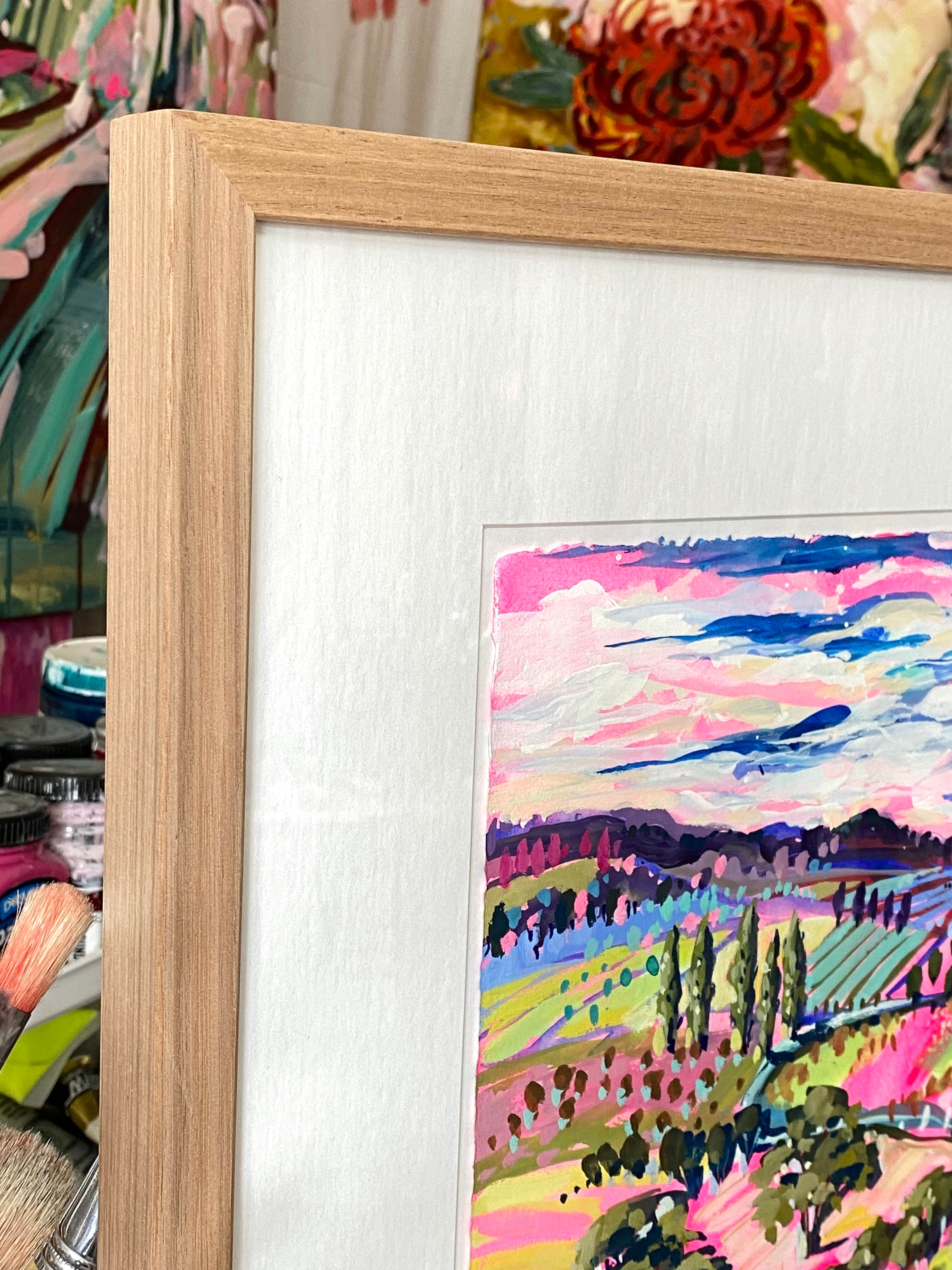 Vibrant Vineyards and Hay Bales SQ1 4