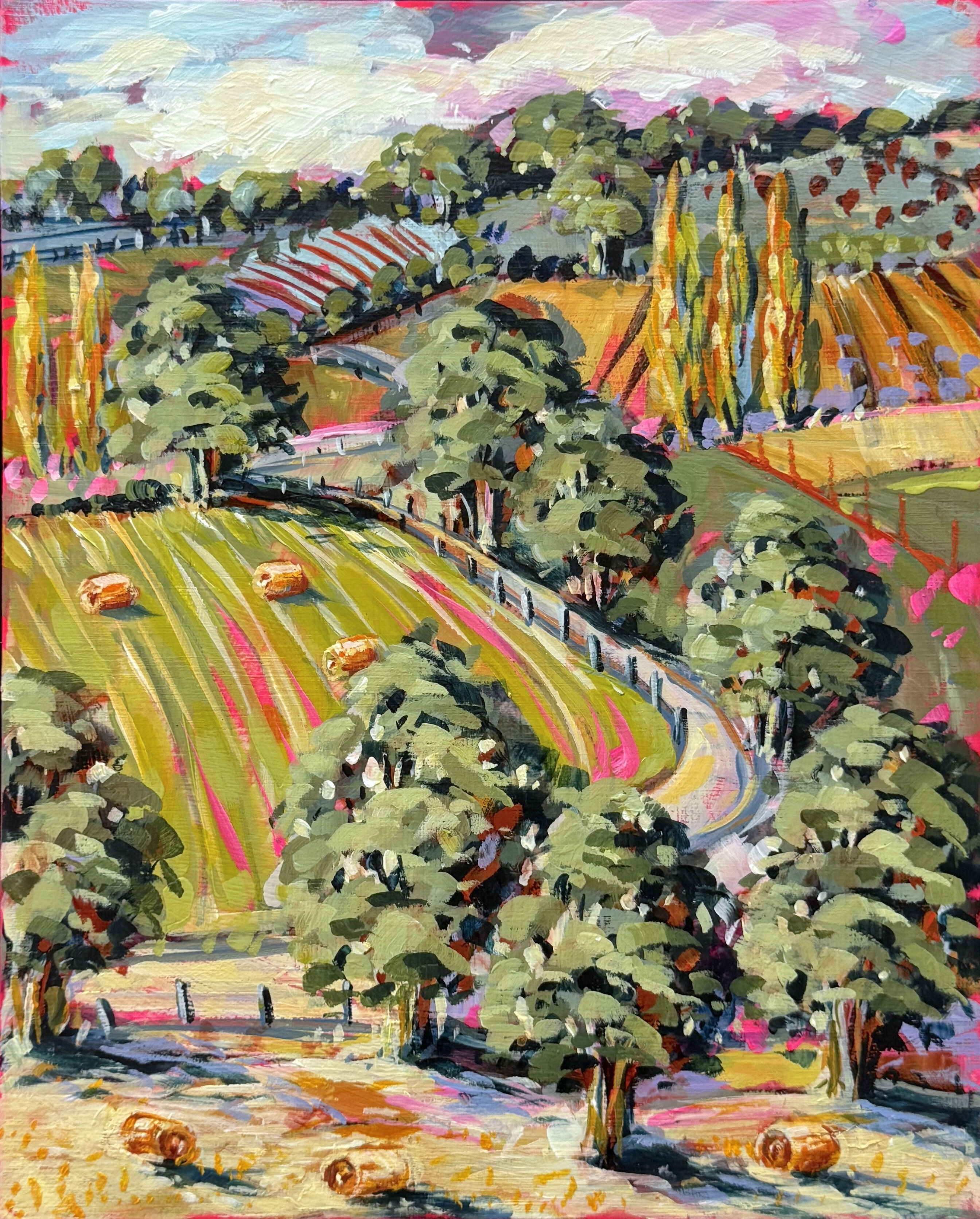 Hay Bale Hillside 1