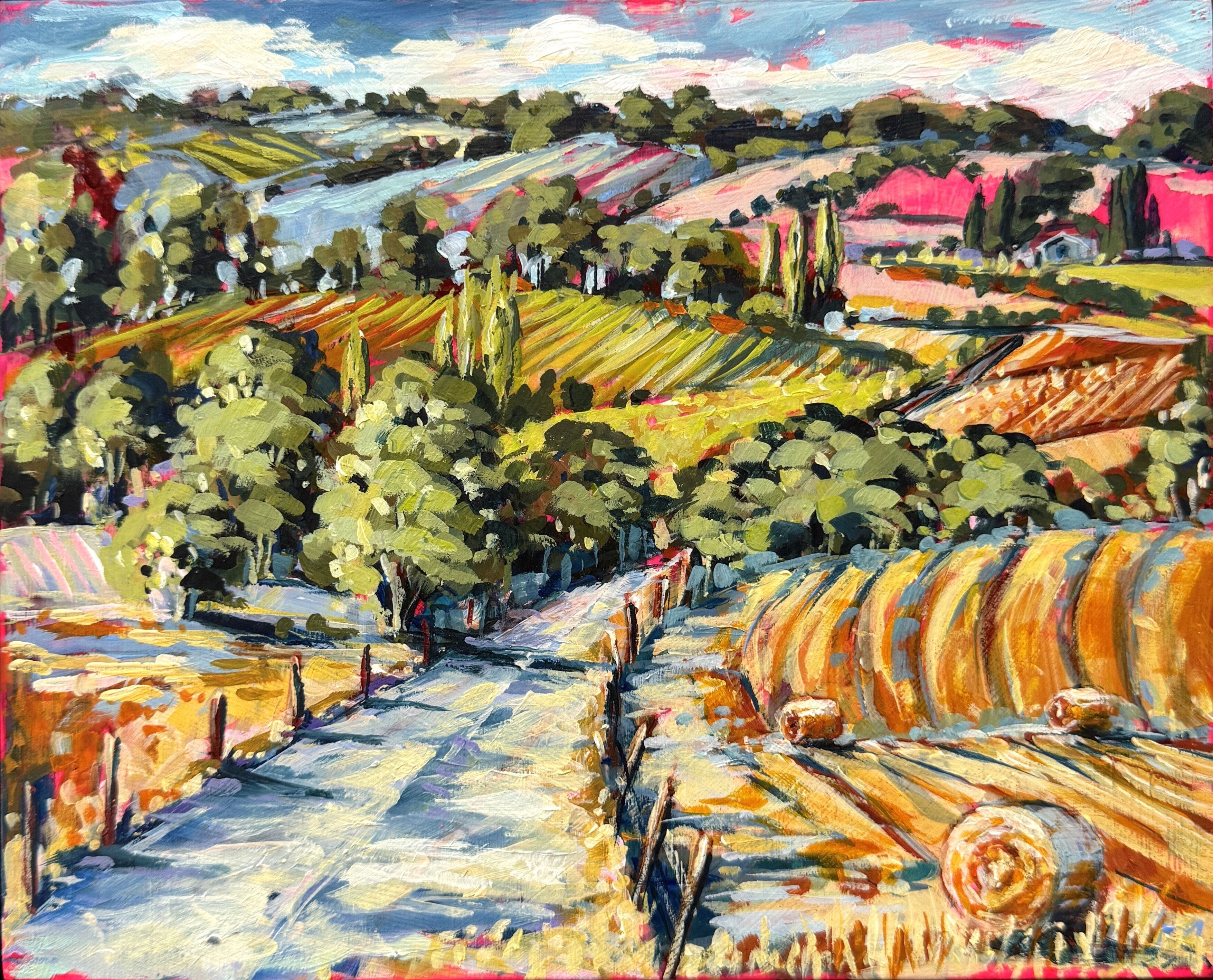 Hay Bale Harvest Road 1